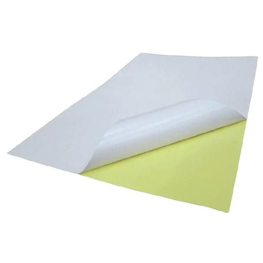 goldentrading-100-x-a4-white-glossy-self-adhesive-sticker-paper-full-sheet-label-laser-inkjet-print-1