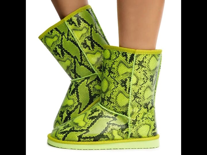 cape-robbin-lizzard-booties-neon-lime-1