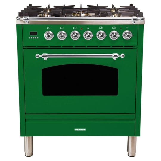 hallman-30-italian-gas-range-chrome-trim-in-emerald-green-1