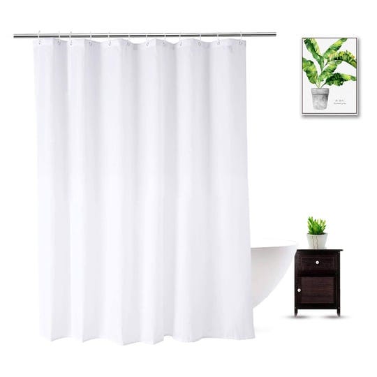 wellcolor-fabric-shower-curtain-liner-72x78-inch-weighted-soft-cloth-white-shower-curtain-or-liner-7-1