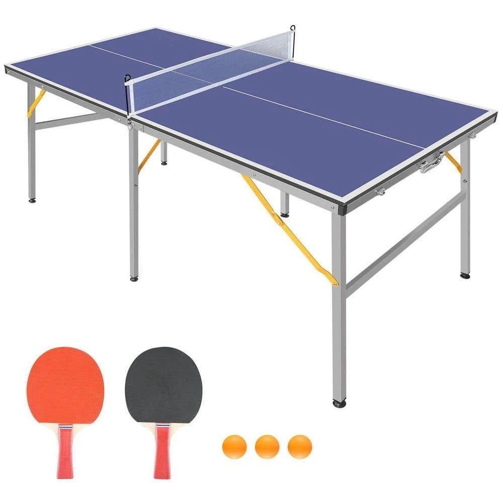 Compact 6-ft Mini Ping Pong Table for Game Rooms | Image