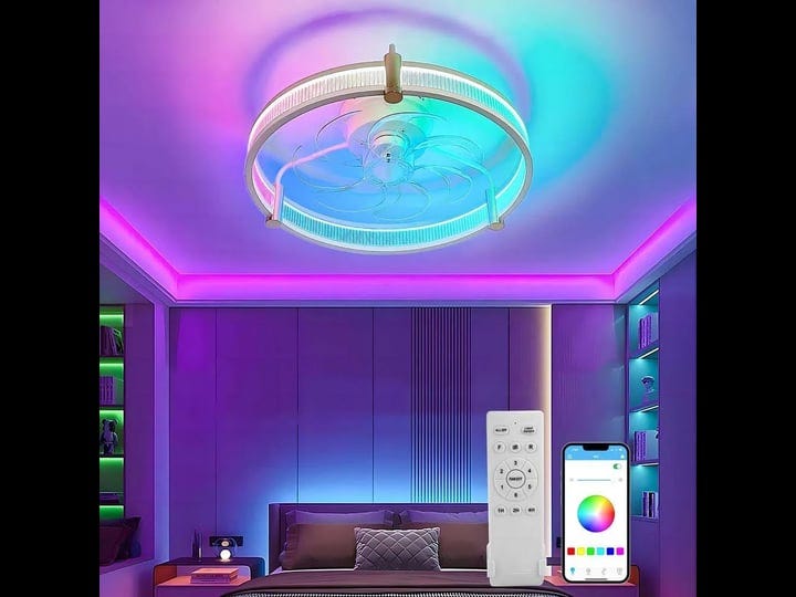 21-in-smart-led-indoor-rgb-modern-low-profile-flush-mount-ceiling-fan-with-light-with-remote-control-1
