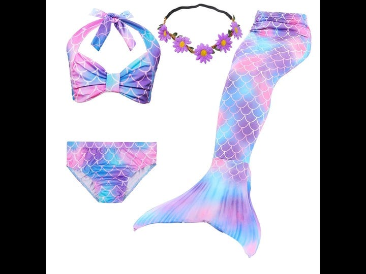galldeals-mermaid-for-swimming-girls-swimsuit-princess-bikini-set-bathing-suit-swimmable-costume-no--1
