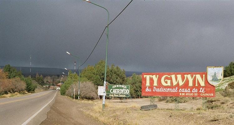 Casa de té galesa en Argentina