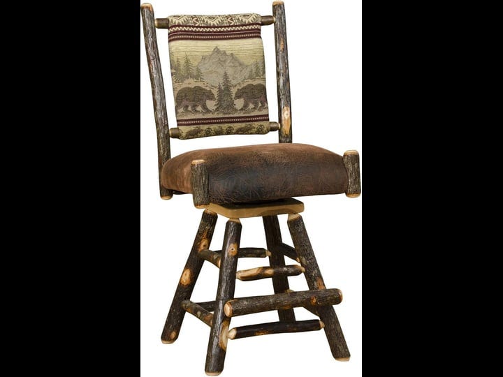 saranac-hickory-upholstered-straight-back-swivel-bar-stool-woodland-creek-furniture-1