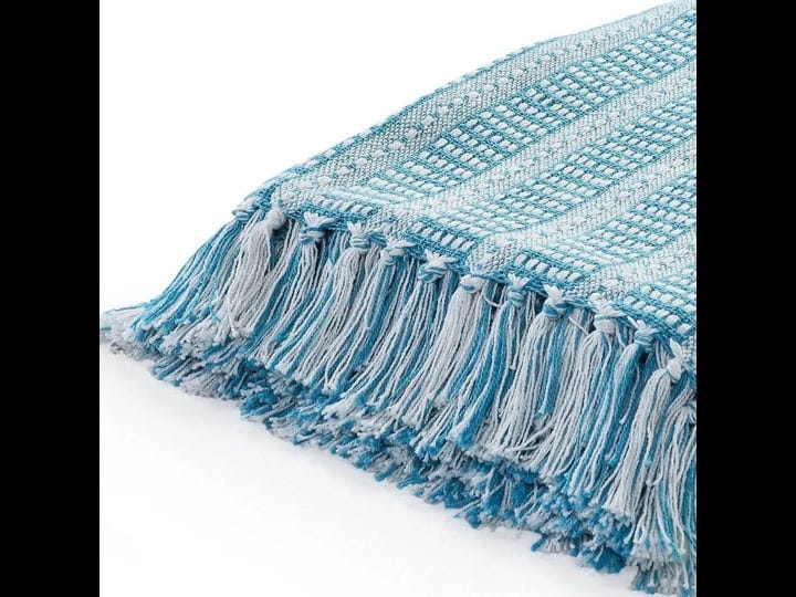 homeroots-516607-blue-white-woven-cotton-striped-throw-blanket-1
