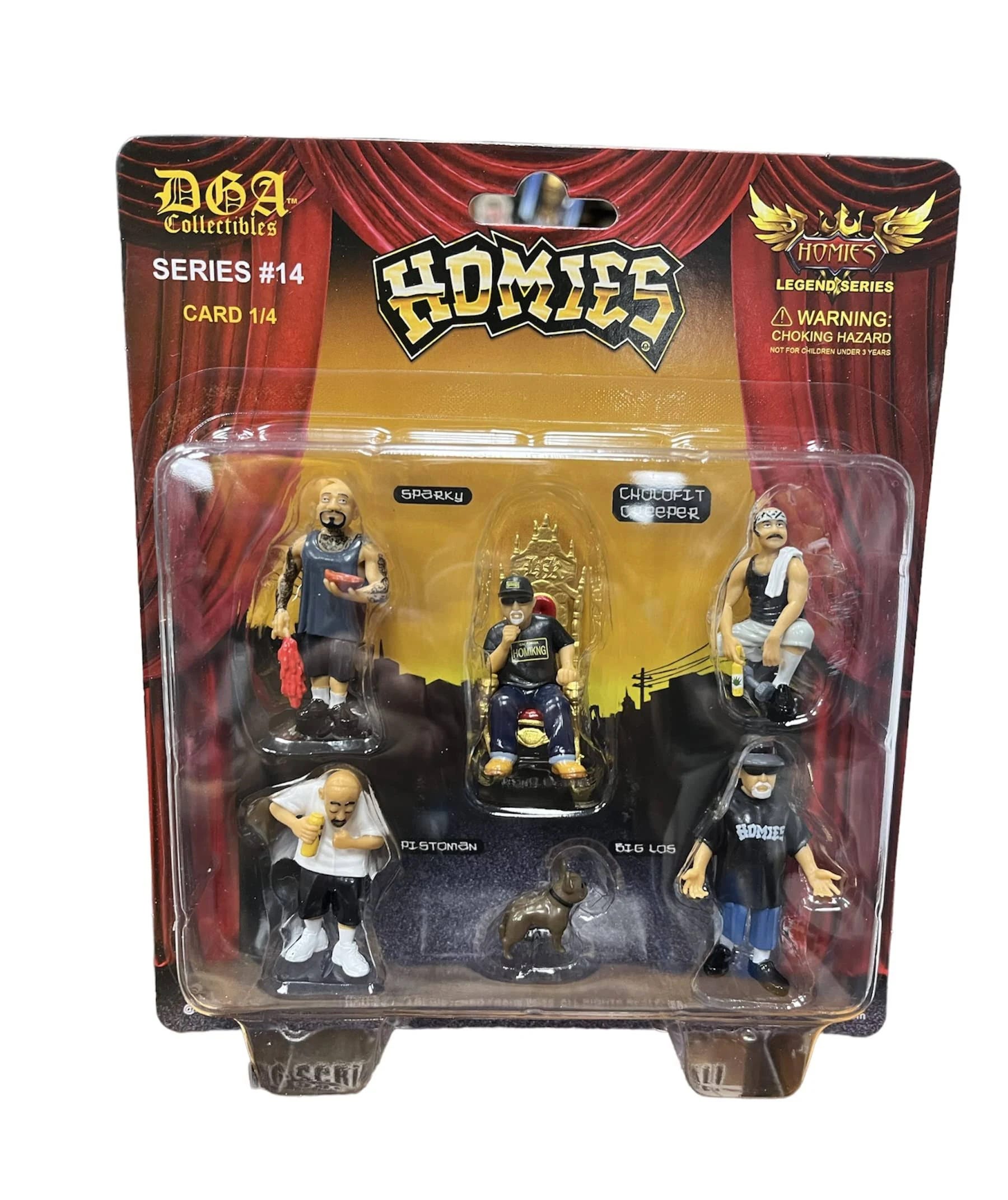 Homies Series #14 Collectible Card - Limited Edition Figure Set | Image