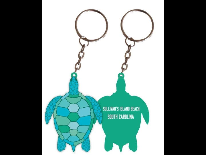 r-and-r-imports-sullivans-island-beach-south-carolina-turtle-metal-keychain-mens-size-one-size-blue-1