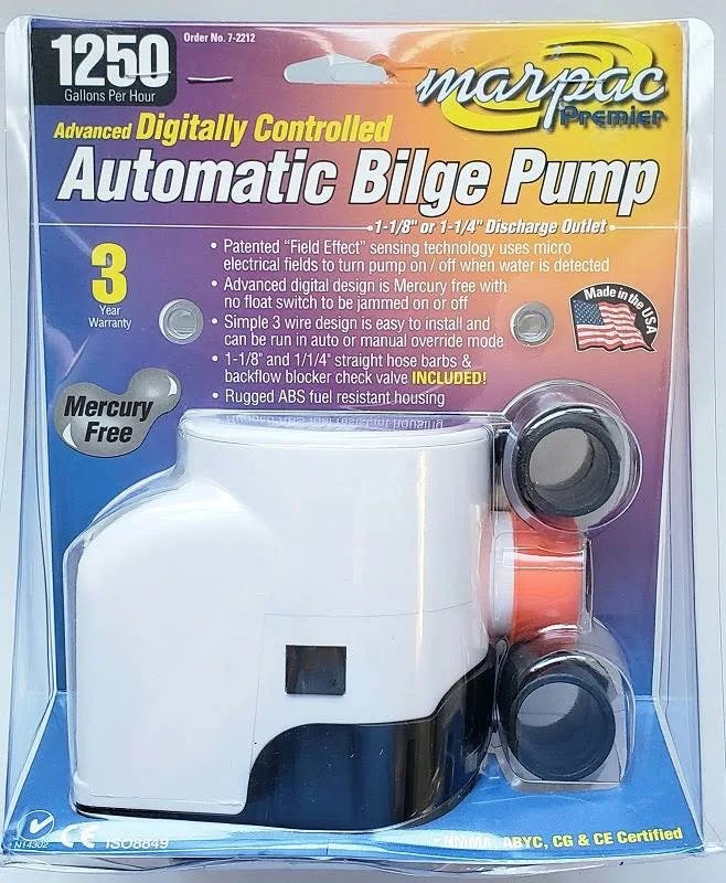 Marpac 1250GPH Auto Bilge Pump | Image