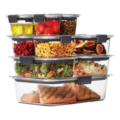 Rubbermaid Brilliance Large Capacity Food Storage Container Set | Image