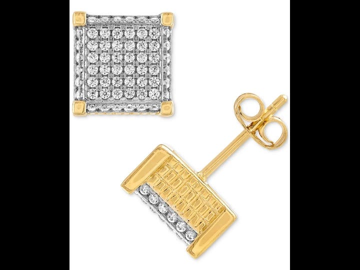 esquire-mens-18k-goldplated-sterling-silver-cubic-zirconia-stud-earrings-1