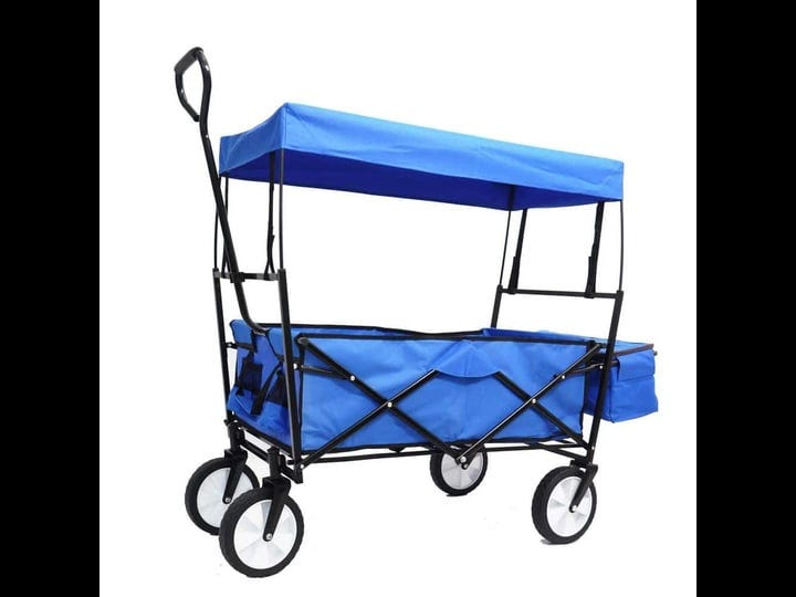 belle-garden-shopping-folding-wagon-beach-cart-in-blue-1