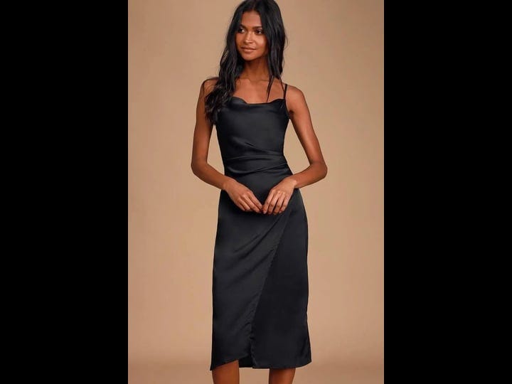 lulus-hollywood-woman-black-satin-midi-dress-size-medium-100-polyester-1