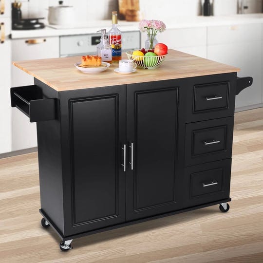 unovivy-54-large-kitchen-island-cart-with-drop-leaf-kitchen-island-with-storage-rolling-kitchen-isla-1