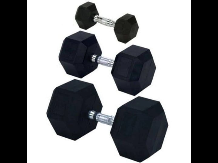 champion-barbell-rubber-encased-solid-hex-dumbbell-45-lbs-1