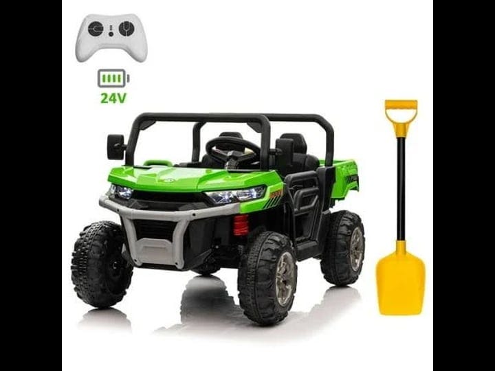 24v-2-seater-ride-on-dump-truck-for-kids-with-2x200w-motors-electric-dump-bed-shovel-ride-on-utv-car-1