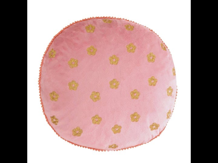 napali-velvet-embroidered-round-pillow-pink-1