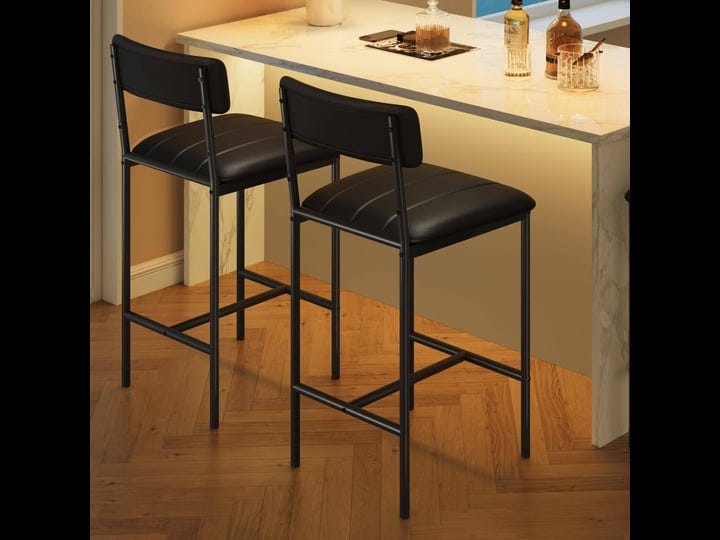 bar-stools-set-of-2-counter-height-bar-stools-with-footrest-black-1