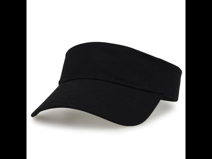 the-game-gb464-cotton-twill-visor-black-one-size-fits-most-1