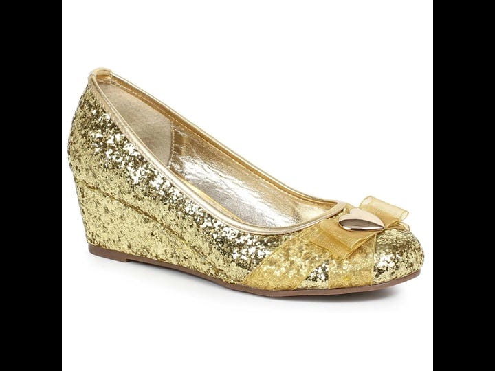 womens-gold-glitter-princess-shoe-with-heart-decor-9