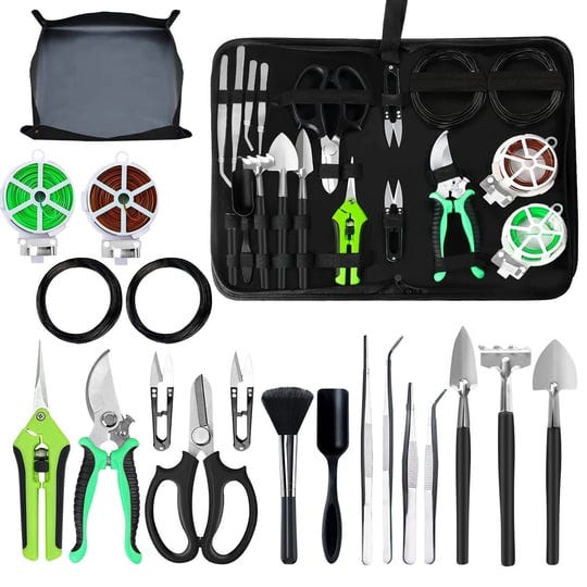 bonsai-tree-kit-20-pcs-gardening-succulent-tools-set-tool-kit-green-1