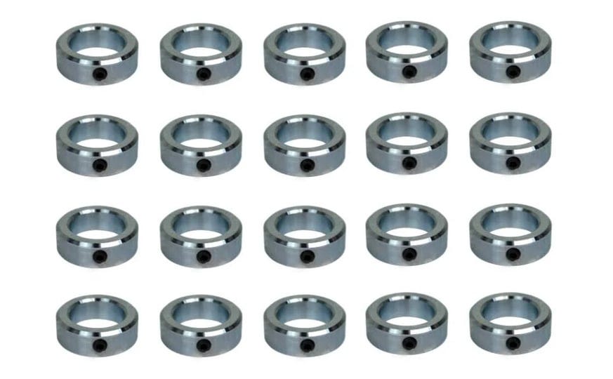 jeremywell-1-bore-zinc-plated-set-screw-shaft-collar-od-1-5-8-width-5-8-20-pcs-1