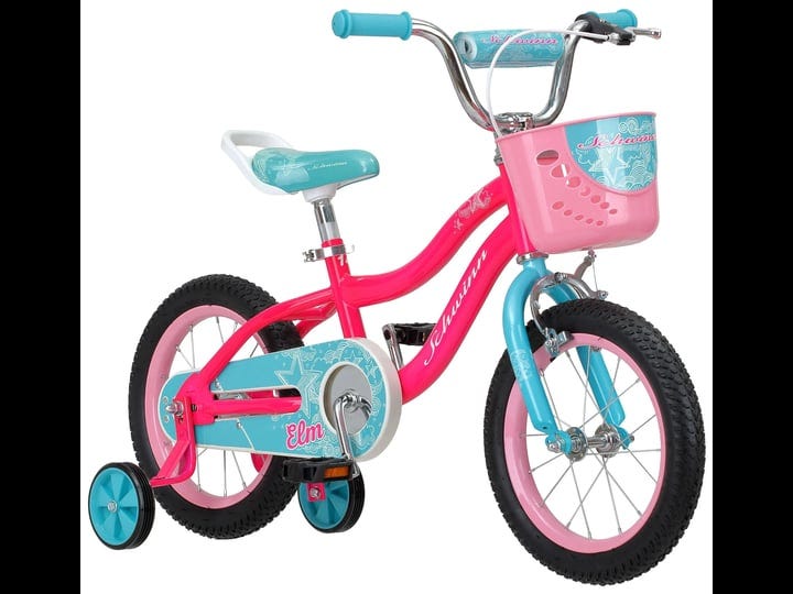 schwinn-elm-girls-bike-for-toddlers-and-kids-14-inch-wheels-pink-1