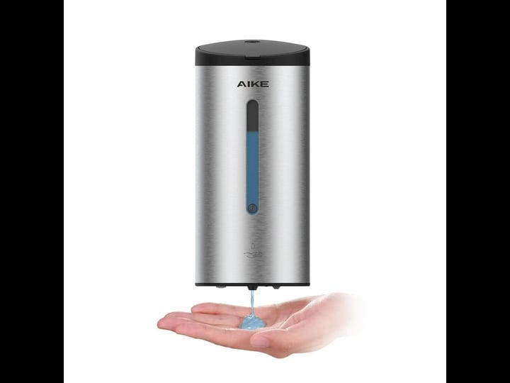 aike-ak1205-wall-mounted-commercial-automatic-liquid-soap-dispenser-brushed-1