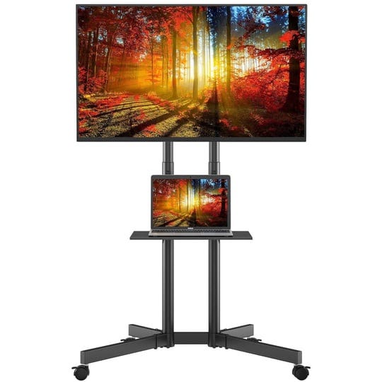 bontec-mobile-tv-cart-tilt-rolling-tv-floor-stand-with-locking-wheels-for-32-85-led-lcd-oled-flatcur-1