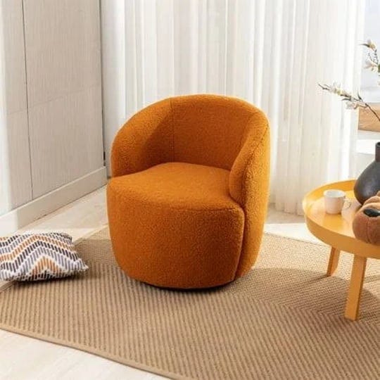 porkiss-swivel-barrel-chair-modern-teddy-upholstered-360-accent-armchair-with-metal-swivel-ring-for--1