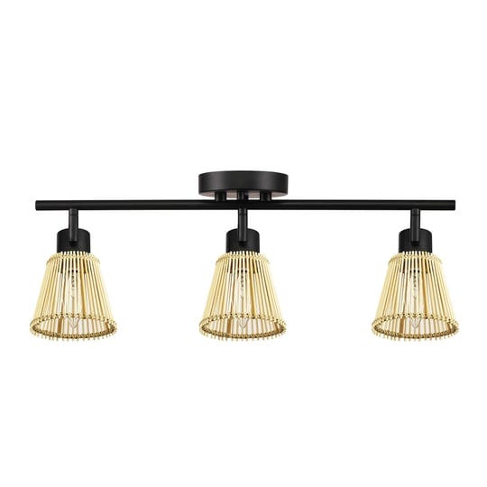 japandi-1-8-ft-matte-black-indoor-hard-wired-track-lighting-kit-with-bamboo-shades-step-heads-910054-1