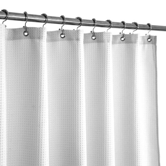 barossa-design-xlong-fabric-shower-curtain-with-96-inch-height-waffle-weave-hotel-luxury-spa-230-gsm-1