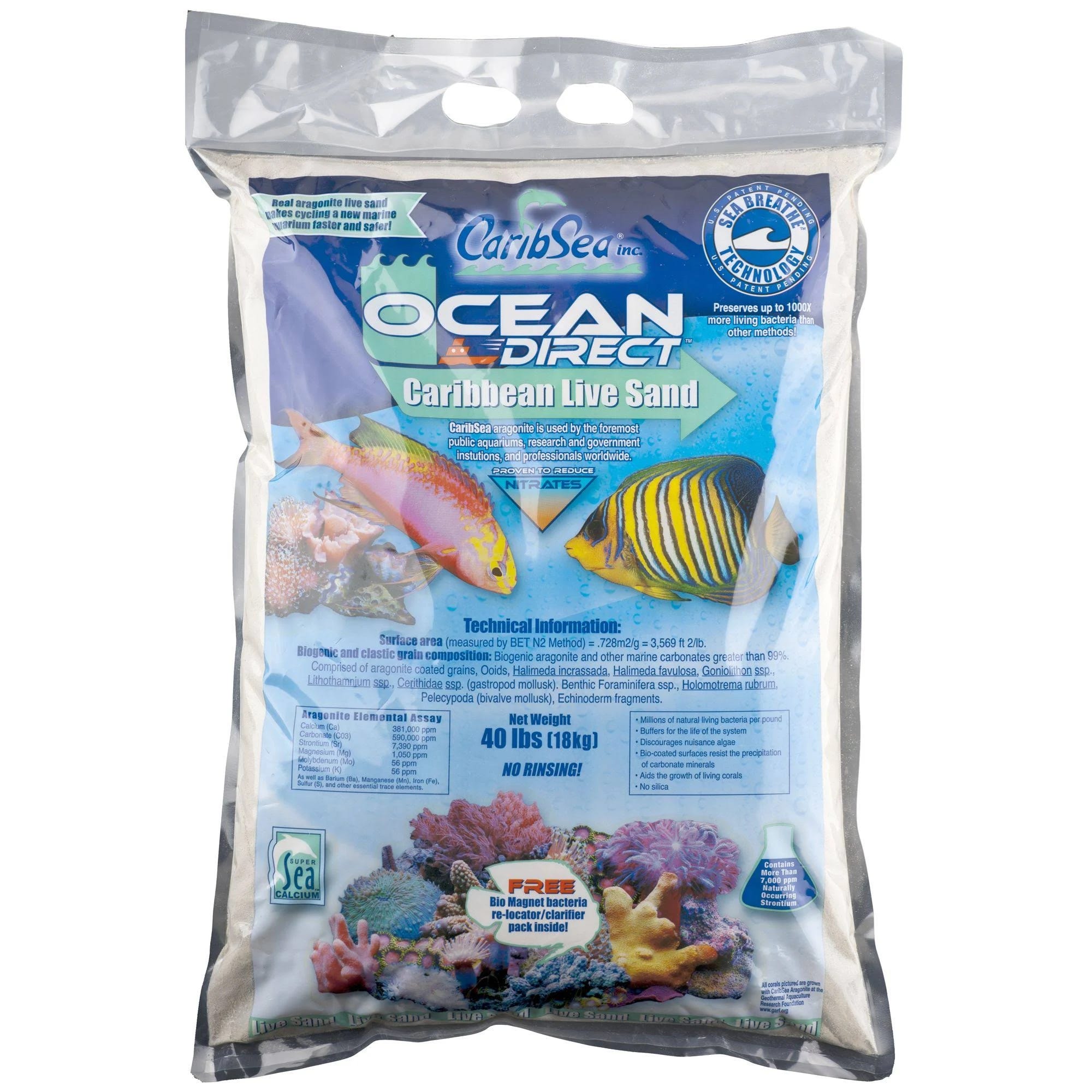 Caribbean Live Sand for Marine Aquariums | Image