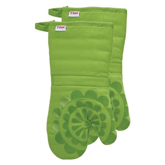 t-fal-green-medallion-cotton-silicone-oven-mitt-2-pack-1