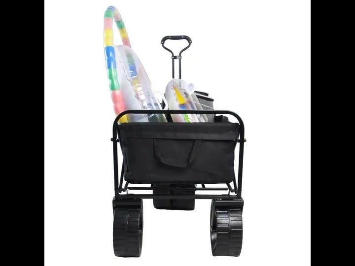 garden-cart-serving-cartsteel-outdoor-folding-shopping-beach-utility-wagon-black-1