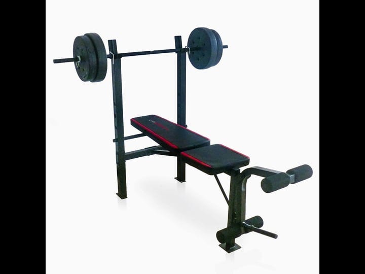cap-strength-adjustable-standard-combo-weight-bench-with-rack-and-leg-extension-and-90-lb-vinyl-weig-1