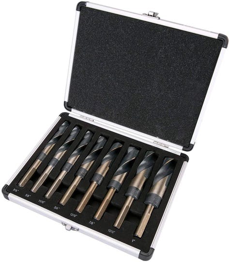 xtremepowerus-8pc-hss-silver-and-deming-drill-bits-set-with-metal-case-1