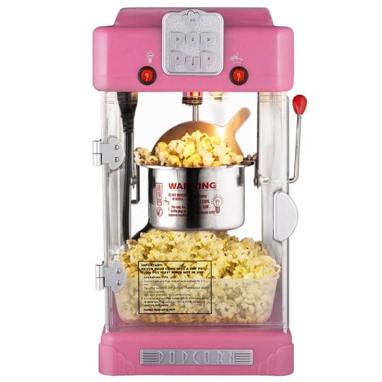 great-northern-popcorn-pop-pup-2-5oz-countertop-popcorn-machine-pink-1