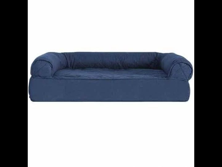 furhaven-quilted-orthopedic-sofa-pet-bed-navy-jumbo-1