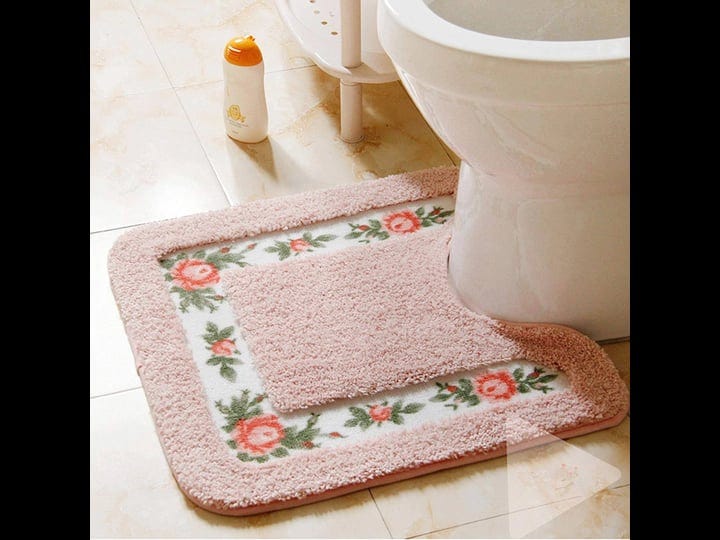 ukeler-luxurious-soft-floral-non-slip-toilet-contour-rug-contour-bath-rug-soft-shaggy-u-shaped-toile-1