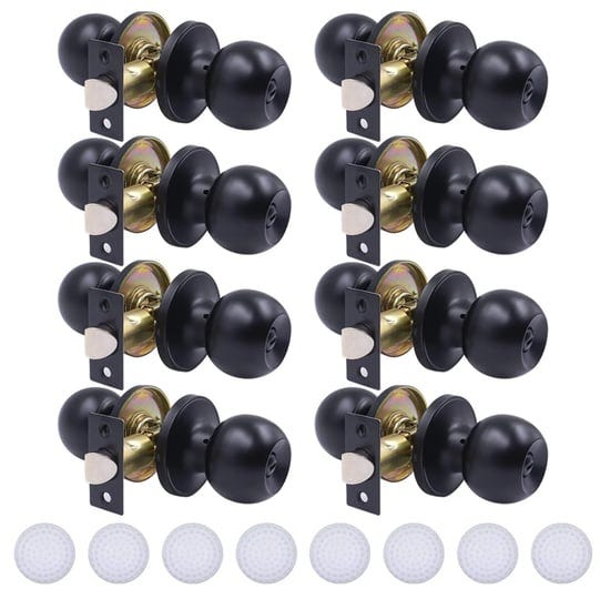 konigeehre-8-pack-privacy-door-knobs-matte-black-interior-passage-door-lock-keyless-round-lookset-fo-1