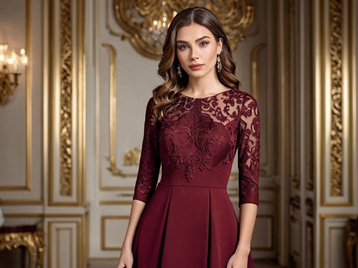 Burgundy-Dress-For-Women-5