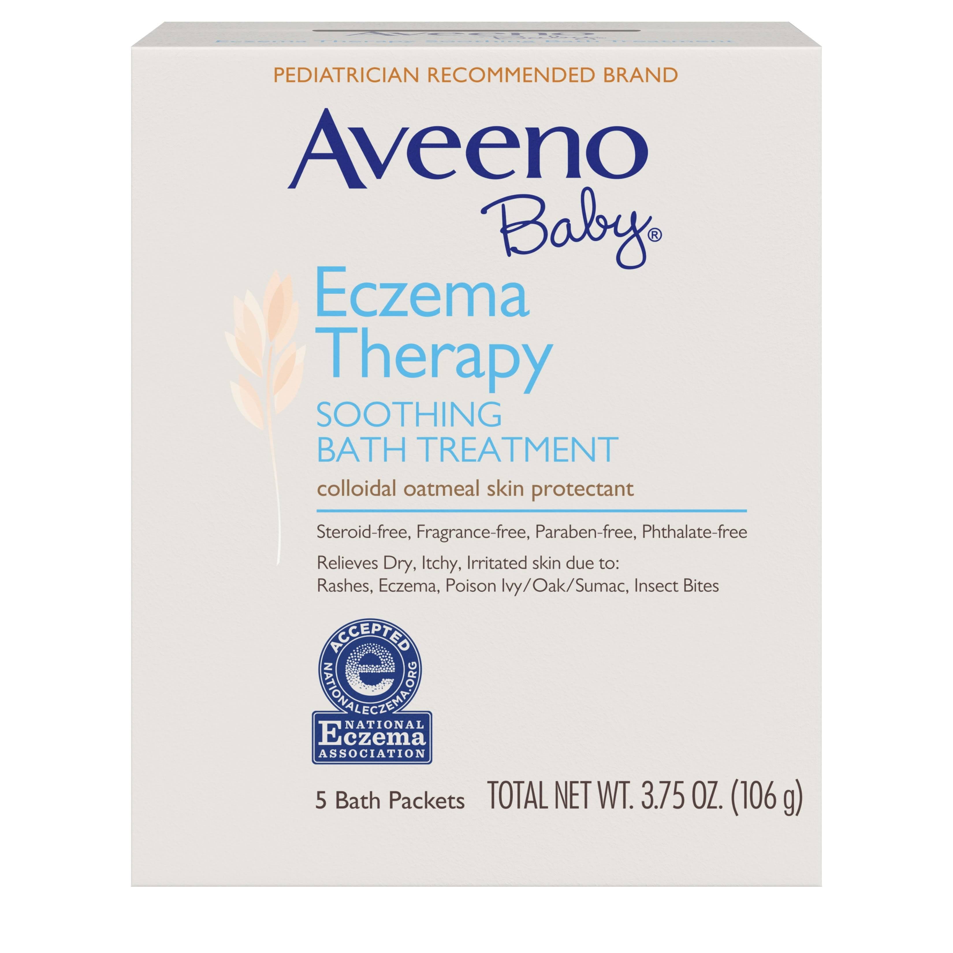 Aveeno Baby Eczema Therapy Soothing Oatmeal Bath Treatment | Image