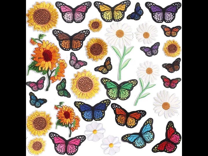 35-pieces-embroidered-iron-on-patch-for-clothingsunflowers-butterfly-iron-on-patches-setlarge-size-c-1