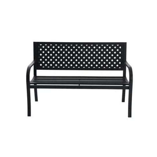 mainstays-patio-and-garden-steel-bench-black-1