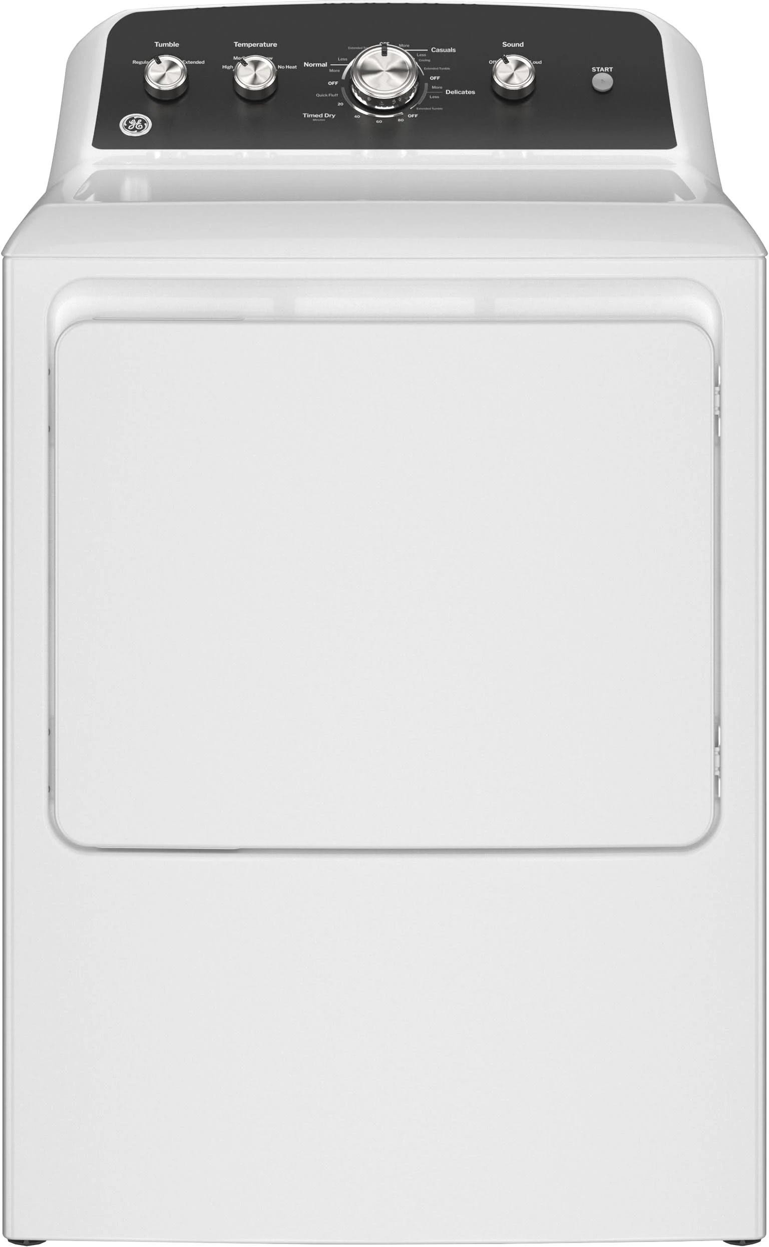 GE Capacity Electric Dryer with Up to 120 ft. GTD48EASWWB | Image