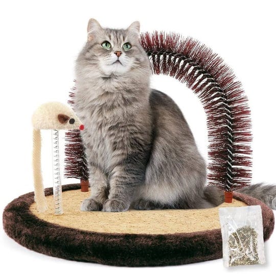 happi-n-pets-the-original-cat-arch-self-groomer-cat-massager-cat-hair-brush-for-grooming-with-sturdy-1