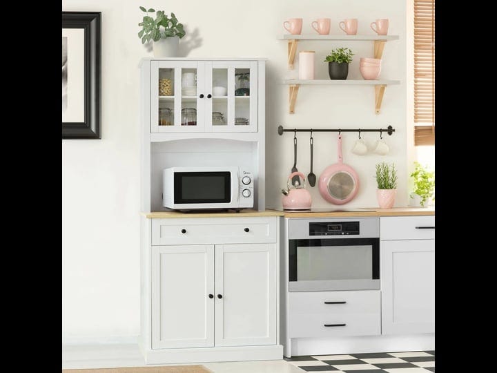 veikous-72-kitchen-pantry-cabinet-storage-hutch-with-microwave-stand-and-drawer-white-1