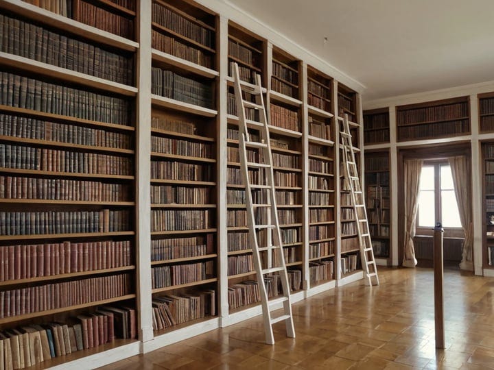 Ladder-White-Bookcases-4