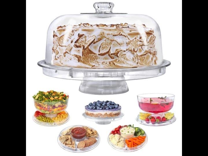 cake-stand-with-dome-cover-6-in-1-multi-purpose-use-serving-platter-punch-bowl-desert-platter-and-mo-1